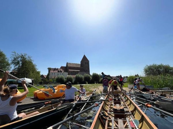 Wasserwanderrastplatz Tribsees Ruderboote 2022