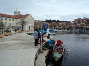 Zaton im Hafen Kroatien 2013