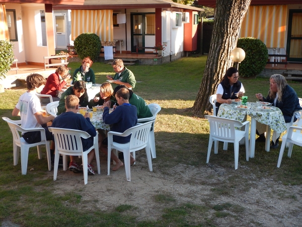 abendessen der ruderer miramare 2014