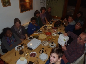 abendessen in maslenica silvester 2014