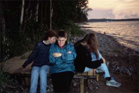 abendstimmung am ufer des Saimaa