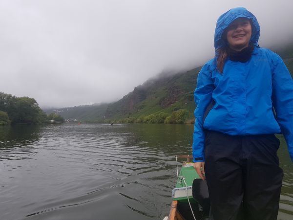 auf der Mosel im Regen 2019