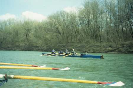 rudern auf der Theiss Tisza