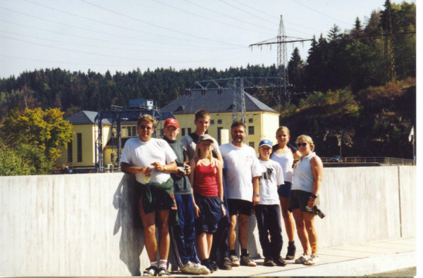 Staumauer Bleichloch Ruderer