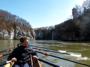 donaudurchbruch kelheim ruderboot donau 2015