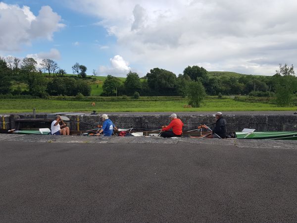 eine der letzten Schleusen vor dem Shannon Irland 2019