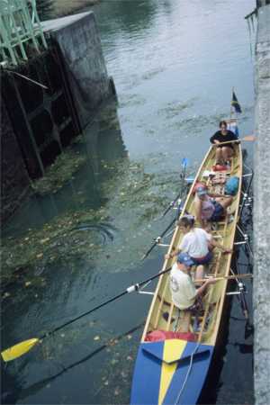 frankreich97 boot von oben Canal du midi