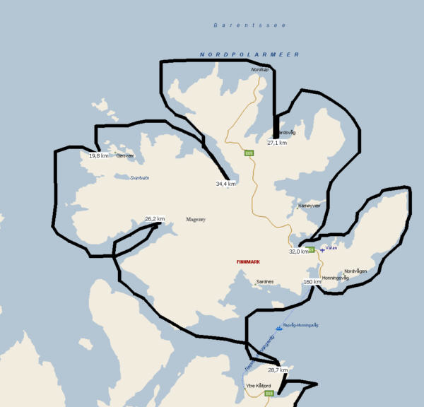 Wanderrudern Nordkap Wanderfahrten