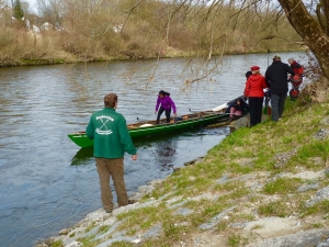 rudern auf der iller donau 2015