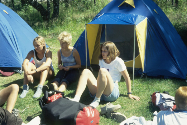 schweden zelte ruderinnen 