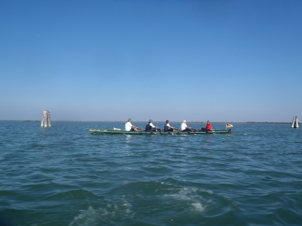 vierer auf der lagune von venedig 2014