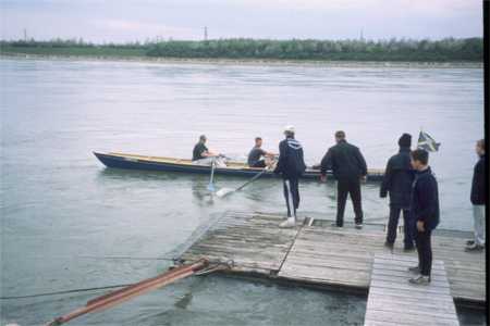 wien steg anlegen mit ruderboot