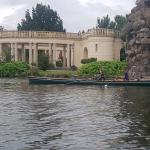 Schweriner Grotte mit Ruderboot