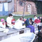 Rathenow beim Frühstück am Rudersteg