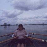 Ruderboot auf der Oder