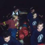 im Tunnel Lahn Weilburg Ruderboot