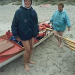 anna anette neben dem ruderboot