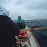 vor Rügen im Ruderboot