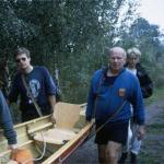 ruderboot tragen