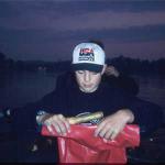 Bobby in Meissen Start des Ruderns