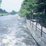 schleuse spreewald heftige Strömung ruderboot