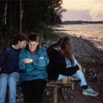 abendstimmung am ufer des Saimaa