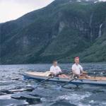 wehle kai laura im Zweier rudernd