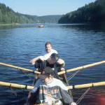 Vierer auf der Bleilochtalsperre