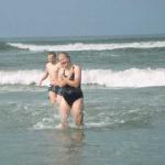 Ostern baden in der Nordsee Martina