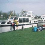 Hausboot in Lemmer Ruderergepäck