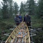 durch Wald und Sumpf mit dem Ruderboot