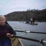 Ruderboote auf der Mosel