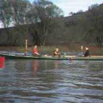 Karsten rudert im Zweier