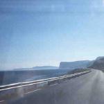 Strasse am Porsangenfjord