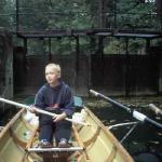 Kilian in einer Spreewaldschleuse Ruderboot Kilian in einer Spreewaldschleuse Ruderboot