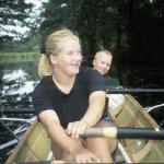 Martina Kilian rudern im Spreewald 