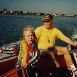 Werner Anke und Malte auf dem Mittelmeer