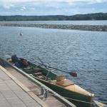 Puumala Brücke Ruderboot 