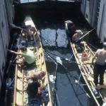 Spreewaldschleuse Ruderboote