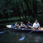 Kindervierer im Spreewald Ruderboot