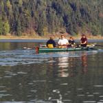 Ruderboot auf der Talsperre