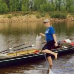 ablegen Ivalo Ruderboote