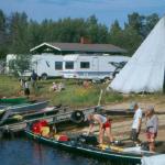Lappenzelt Ruderboote