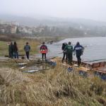 Decin Barke am Ufer