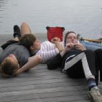 Joerg, Paula und Katrin sind voellig fertig 11