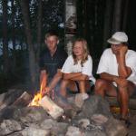 Finnland 2005 -Lagerfeuer Ruderer