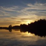 Saimaa sonnenuntergang