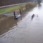 Vierer auf der Fulda