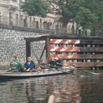 Ruderboot auf der Moldau 06