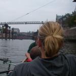 Rudervierer im Hamburger Hafen 06